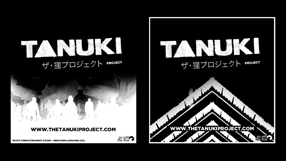 tanuki project stickers
